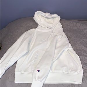 White Champion Hoodie